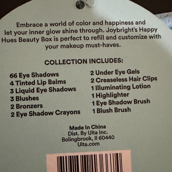 💄💋💙 NEW -  Ulta JoyBright Happy Hues Beauty Box - 88 Piece Makeup Collection - Picture 8 of 9